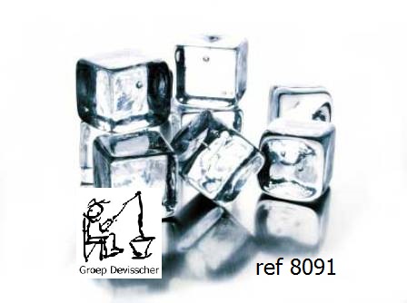 Foto Ice cubes 2kg ijsblokjes 